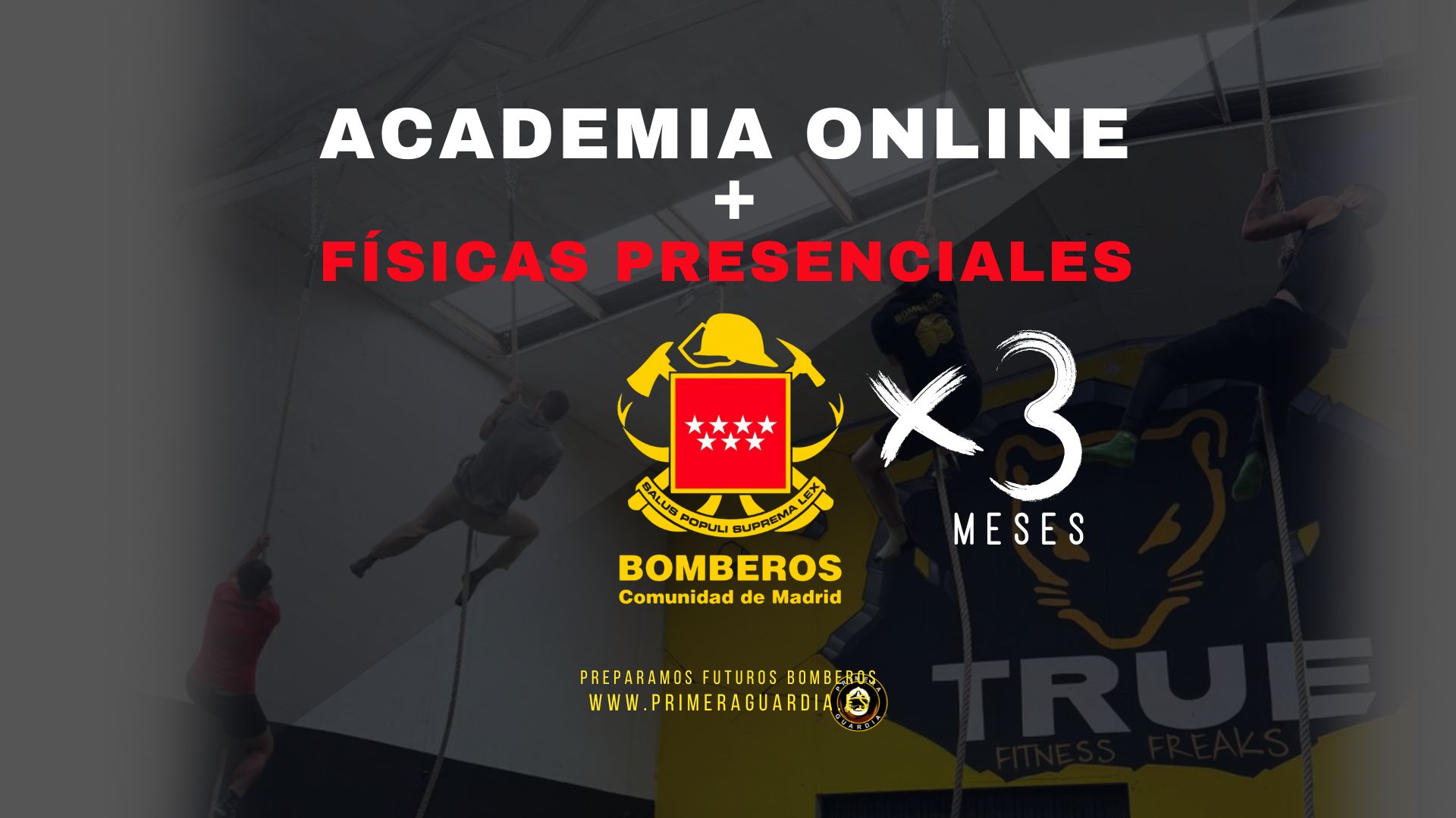 Academia online + Físicas presenciales – Trimestral